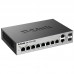 D-Link DGS-1100-10/ME/A2A, 8-Port 10/100/1000Base-T ports + 2 combo 100/1000Base-T/SFP ports Metro Ethernet Switch