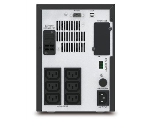 Источник бесперебойного питания APC Easy UPS SMV 1500VA/1050W, Line-Interactive, 220-240V 6xIEC C13, SNMP slot, USB, 2 y. war.