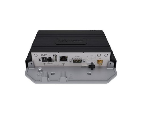 Маршрутизатор RBLtAP-2HnD&R11e-LTE6 LtAP LTE kit with dual core 880MHz CPU, 128MB RAM, 1 x Gigabit LAN, built-in High Power 2.4Ghz 802.11b/g/n Dual Chain wireless with integrated antenna, LTE CAT6 modem bands 1/2/3/5/7/8/12/17/20/25/26/38/39/40/41n,