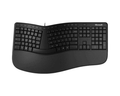 Клавиатура Microsoft Ergonomic for Business черный USB Multimedia Ergo (подставка для запястий)  (LXN-00011)