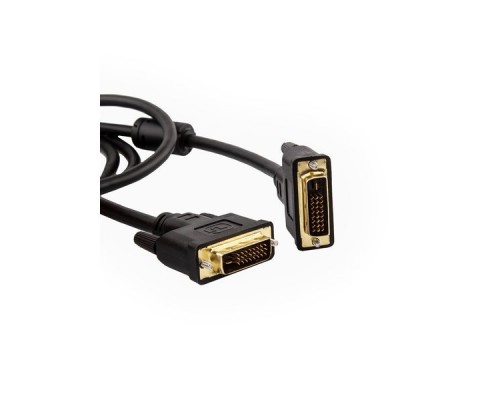 Кабель DVI-D to DVI-D (25M -25M) 2 фильтра, CU, 1,8м, TV-COM DCG150V-1.8M