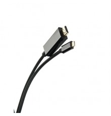 Кабель-адаптер USB 3.1 Type-Cm -- HDMI A(m) 3840x2160@30Hz, 1m VCOM CU423C                                                                                                                                                                                