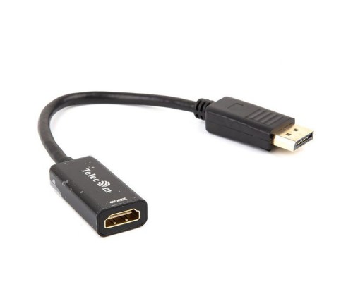 Кабель-переходник DP --> HDMI-F 4K@30Hz 0.2m , Telecom (TA801)