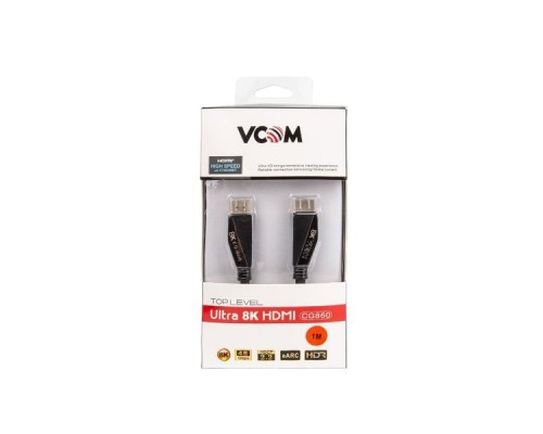 Кабель HDMI 19M/M,ver. 2.1, 8K@60 Hz 1m VCOM CG860-1M