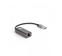 Кабель-переходник USB 3.0 (Am) -- LAN RJ-45 Ethernet 1000 Mbps, Aluminum Shell, VCOM DU312M                                                                                                                                                               