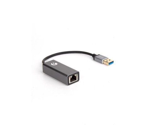 Кабель-переходник USB 3.0 (Am) -- LAN RJ-45 Ethernet 1000 Mbps, Aluminum Shell, VCOM DU312M