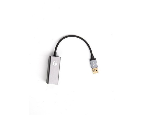 Кабель-переходник USB 3.0 (Am) -- LAN RJ-45 Ethernet 1000 Mbps, Aluminum Shell, VCOM DU312M