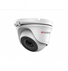 Камера HiWatch DS-T123 (2.8 mm) 1Мп уличная купольная HD-TVI камера с ИК-подсветкой до 20м 1/4