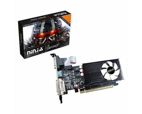 Видеокарта Ninja NK61NP023F, GT610 PCIE (48SP) 2G 64BIT DDR3 (DVI/HDMI/CRT) RTL