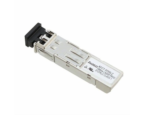 Волоконно-оптический приемопередатчик AFCT-5705LZ Transceiver  1G (1.25 GBd Ethernet / 1.0625 GBd FC), SFP, LC SM LX 10km, 1300nm FP laser, DMI, push button, Foxconn Avago
