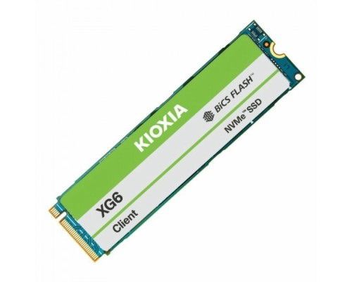 Накопитель KIOXIA SSD 512GB M.2 2280 (Single-sided), NVMe/PCIe 3.0 x4, R3100/W2800MB/s, TLC (BiCS Flash™), 3 years wty
