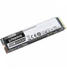 Жесткий диск SSD M.2 2280 250GB Kingston KC2000 Client SSD SKC2000M8/250G PCIe Gen3x4 with NVMe, 3000/1100, IOPS 350/200K, MTBF 2M, 3D TLC, 150TBW, RTL (293586)                                                                                          