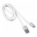 Кабель USB 2.0 Cablexpert CC-S-USBC01W-1M, AM/Type-C, серия Silver, длина 1м, белый, блистер, рекомендовано для Raspberry Pi 4 B