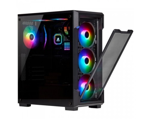 Корпус iCUE 220T RGB CC-9011173-WW Airflow Tempered Glass Mid-Tower Smart Case — Black