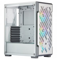 Корпус iCUE 220T RGB CC-9011174-WW Airflow Tempered Glass Mid-Tower Smart Case — White                                                                                                                                                                    