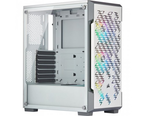 Корпус iCUE 220T RGB CC-9011174-WW Airflow Tempered Glass Mid-Tower Smart Case — White