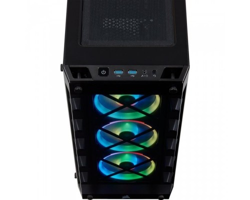 Корпус iCUE 465X RGB CC-9011188-WW Mid-Tower ATX Smart Case — Black