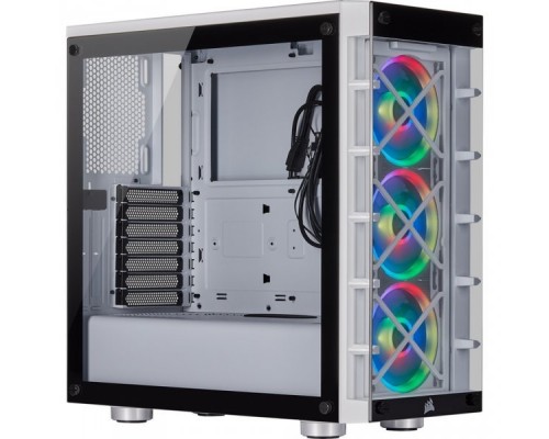 Корпус iCUE 465X RGB CC-9011189-WW Mid-Tower ATX Smart Case — White