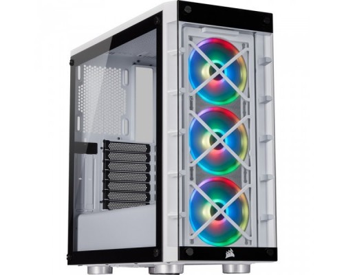 Корпус iCUE 465X RGB CC-9011189-WW Mid-Tower ATX Smart Case — White