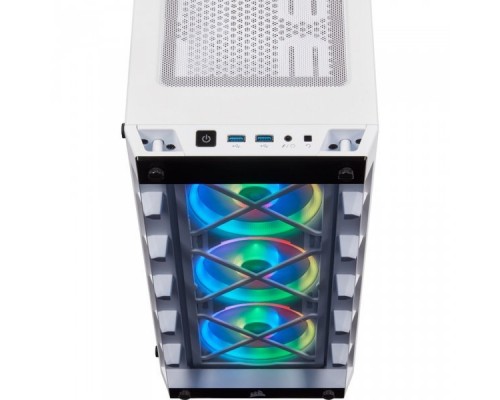 Корпус iCUE 465X RGB CC-9011189-WW Mid-Tower ATX Smart Case — White