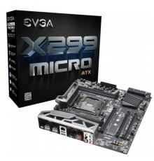 Материнская плата EVGA X299 MICRO ATX, S2066, Intel X299, mATX, 4xDDR4-3600MHz Quad Channel, Max 64GB, 3xPCI-Ex16, 6xSATA3, 1xM.2 Key E+1xM.2 Key M, Giga Lan, Audio, 8xUSB3.0 (RAID 0/1/5/10) (131-SX-E295-KR) RTL                                       