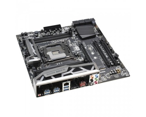 Материнская плата EVGA X299 MICRO ATX, S2066, Intel X299, mATX, 4xDDR4-3600MHz Quad Channel, Max 64GB, 3xPCI-Ex16, 6xSATA3, 1xM.2 Key E+1xM.2 Key M, Giga Lan, Audio, 8xUSB3.0 (RAID 0/1/5/10) (131-SX-E295-KR) RTL