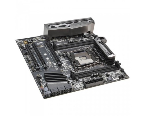 Материнская плата EVGA X299 MICRO ATX, S2066, Intel X299, mATX, 4xDDR4-3600MHz Quad Channel, Max 64GB, 3xPCI-Ex16, 6xSATA3, 1xM.2 Key E+1xM.2 Key M, Giga Lan, Audio, 8xUSB3.0 (RAID 0/1/5/10) (131-SX-E295-KR) RTL