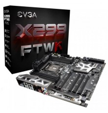 Материнская плата EVGA X299 FTW K, S2066, Intel X299, E-ATX, 8xDDR4-3200MHz Quad-Channel, Max 128GB, 4xPCI-Ex16, 1xPCI-Ex4, 1xPCI-Ex1, 8xSATA3 (RAID 0/1/5/10), 1xM.2 Key E+2xM.2 Key M, 2xGiga Lan, Audio 7.1, 8xUSB 3.0, 4xUSB2.0 (142-SX-E297-KR) RTL  