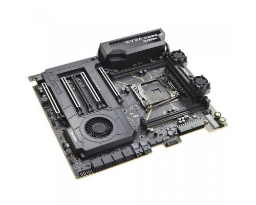 Материнская плата EVGA X299 DARK, S2066, Intel X299, E-ATX, 4xDDR4-4000MHz Quad-Channel, Max 64GB, 5xPCI-Ex16, 1xPCI-Ex4, 6xSATA3+2xASMedia 3.0 (RAID 0/1/5/10), 1xM.2 Key E, 2xM.2 Key M, 2xGiga Lan, Audio, 8xUSB 3.0, 4xUSB 2.0 (151-SX-E299-KR) RTL 5