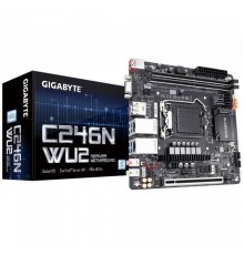 Материнская плата C246N-WU2, Socket 1151, Intel®C246, 2xDDR4-2666, D-SUB+HDMI+DP, 1xPCI-Ex16, 4xSATA3(RAID 0,1,5,10), 1xMiniSAS, 1xM.2, 8 Ch Audio, 2xGLan, (5+2)xUSB3.1, 1xUSB 3.1 Type-C™, Mini-ITX, RTL                                                