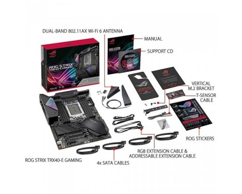 Материнская плата ROG STRIX TRX40-E GAMING /STRX4,TRX40,USB3.2,SATA EX,MB RTL