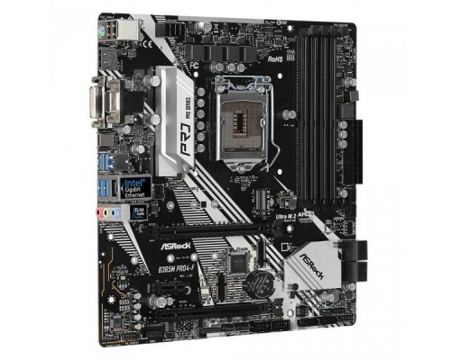 Материнская плата B365M PRO4-F, Socket 1151, Intel®B365, 4xDDR4-2666, D-SUB+DVI-D+HDMI, 2xPCI-Ex16, 1xPCI-Ex1, 6xSATA3, 3xM.2, 8 Ch Audio, GLan, (2+4)xUSB2.0, (4+2)xUSB3.1, 1xUSB3.1 Type-C™, 1xPS/2, mATX, RTL