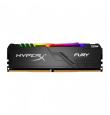 Память DDR4 8GB Kingston DDR4 3000 DIMM HyperX FURY RGB Black Gaming Memory HX430C15FB3A/8 Non-ECC, CL15, 1.35V, RTL (296501)                                                                                                                             