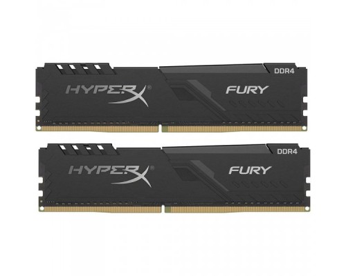 Память DDR4 16GB Kingston DDR4 3000 DIMM HyperX FURY RGB Black Gaming Memory HX430C15FB3AK2/16 Non-ECC, CL15, 1.35V, Kit (2x8GB), RTL (296495)