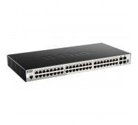 D-Link DGS-1510-52X/A2A, L2+ Smart Switch with 48 10/100/1000Base-T ports and 4 10GBase-X SFP+ ports.16K Mac address, 802.3x Flow Control, 802.3ad Link Aggregation, 802.1Q VLAN, Traffic Segmentation                                                    