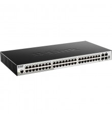 D-Link DGS-1510-52X/A2A, L2+ Smart Switch with 48 10/100/1000Base-T ports and 4 10GBase-X SFP+ ports.16K Mac address, 802.3x Flow Control, 802.3ad Link Aggregation, 802.1Q VLAN, Traffic Segmentation                                                    
