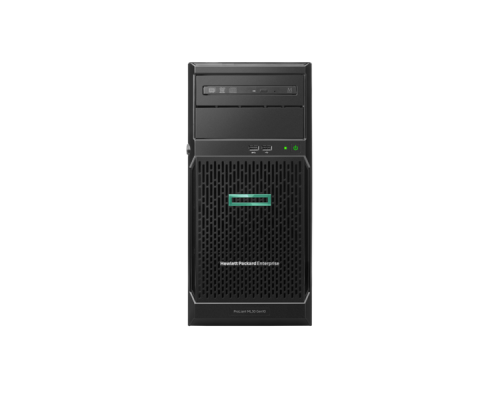 Сервер ProLiant ML30 Gen10 E-2224 Hot Plug Tower(4U)/Xeon4C 3.4GHz(8MB)/1x16GB2UD_2666/S100i(ZM/RAID 0/1/10/5)/noHDD(8)SFF/noDVD/iLOstd(no port)/1NHPFan/PCIfan-baffle/2x1GbEth/1x500W(2up)