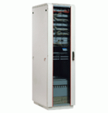 Шкаф телекоммуникационный напольный 47U (800х1000) дверь стекло (3 места)                                                                                                                                                                                 