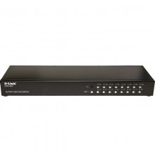 Переключатель KVM D-Link KVM-450, Stackable rack mount 16-port KVM Switch                                                                                                                                                                                 