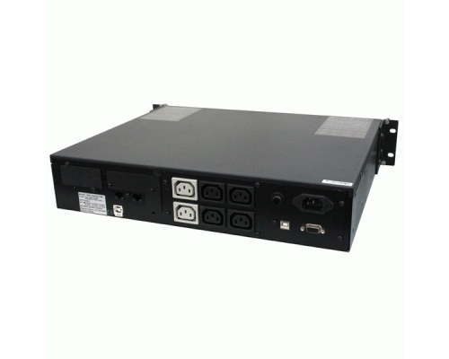 Источник бесперебойного питания Powercom King Pro RM, Интерактивная, 600 ВА / 480 Вт, Rack, IEC, LCD, USB, USB