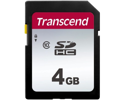 Флеш-накопитель Transcend Карта памяти Transcend 4GB UHS-I U1 SD card на основе памяти типа 3D TLC