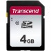 Флеш-накопитель Transcend Карта памяти Transcend 4GB UHS-I U1 SD card на основе памяти типа 3D TLC