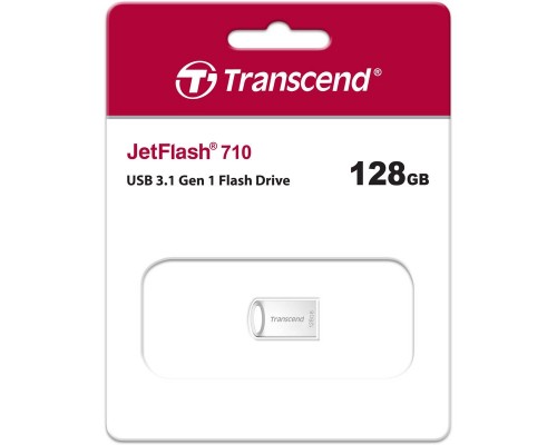 Флеш-накопитель Transcend 128GB JETFLASH 710 (Silver)