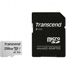 Флеш-накопитель Transcend Карта памяти Transcend 256GB UHS-I U3A1 microSD with Adapter                                                                                                                                                                    
