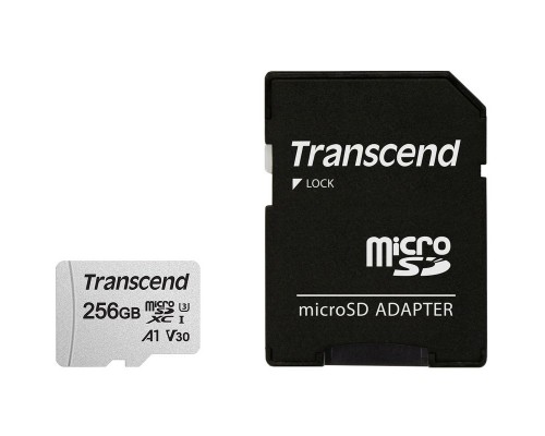 Флеш-накопитель Transcend Карта памяти Transcend 256GB UHS-I U3A1 microSD with Adapter