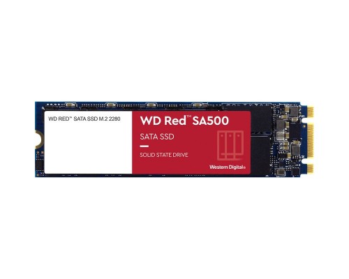 Накопитель твердотельный WD Твердотельный накопитель SSD WD Red™ SA500 NAS 3D NAND WDS500G1R0B 500ГБ M2.2280 SATA-III (TLC)