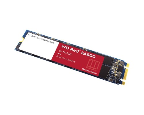 Накопитель твердотельный WD Твердотельный накопитель SSD WD Red™ SA500 NAS 3D NAND WDS500G1R0B 500ГБ M2.2280 SATA-III (TLC)