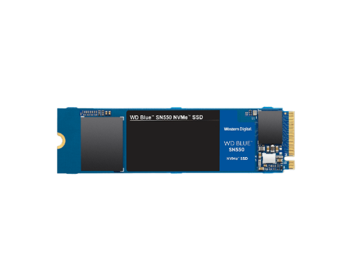 Накопитель твердотельный WD Твердотельный накопитель SSD WD Blue SN550 WDS250G2B0C 250ГБ M2.2280 NVMe PCIe Gen3 8Gb/s