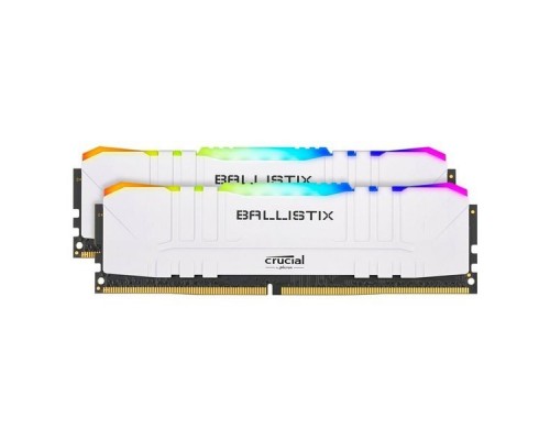 Память оперативная Crucial 16GB Kit (8GBx2) DDR4 3000MT/s CL15 Unbuffered DIMM 288 pin Ballistix White RGB