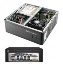 Платформа системного блока с ЦПУ SYS-1019S-MP Mini-ITX  SC-101iF  X11SSV-M4  CM236   4 SATA3 (6 Gbps) ports; RAID 0, 1, 5, 10,  Intel RSTe                                                                                                                